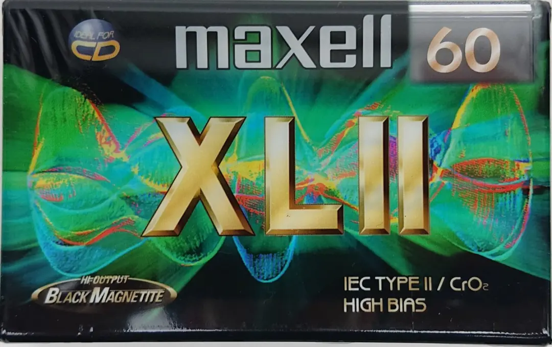 Maxell music Cassette AUDIO Tape XL II 60