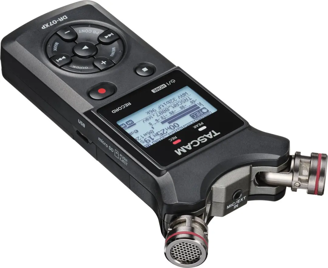 Tascam DR-07XP Mobiele Recorder - Zwart - afbeelding 4 van 4