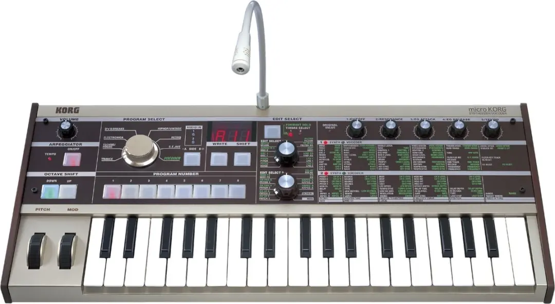 Korg microKORG KRMICRO Synthesizer - 37 Toetsen - Grijs - afbeelding 5 van 5