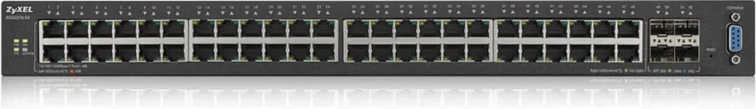 Zyxel XGS2210-52 Netwerk Switch 48x - 176 Gbps - Zwart