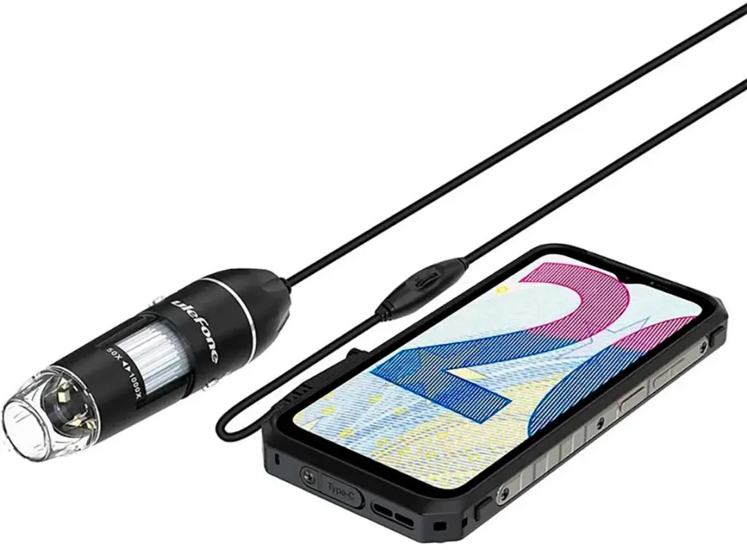Ulefone uSmart C01 Microscoop - 1 Megapixel - Zwart - afbeelding 4 van 4