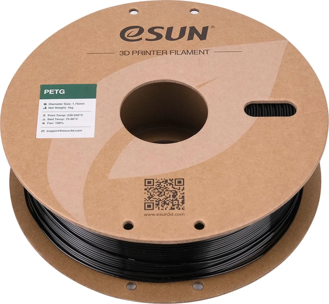 ESUN PETG Filament 1.75mm - 1kg Zwart
