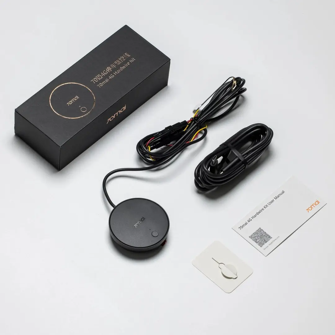 70mai UP04 4G Hardwire Kit Dashcam - Zwart - afbeelding 2 van 3