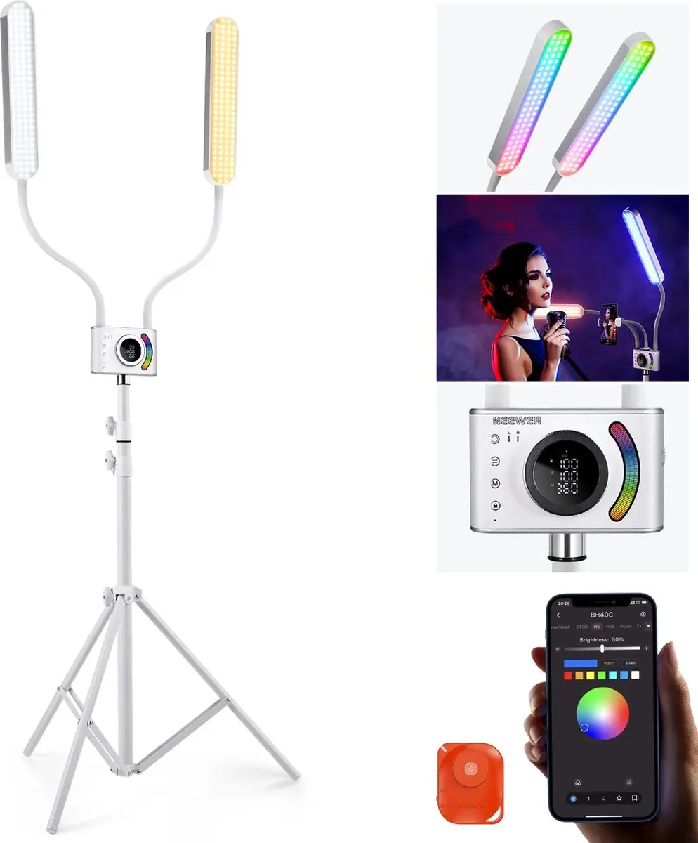 Neewer BH40C LED Videolicht