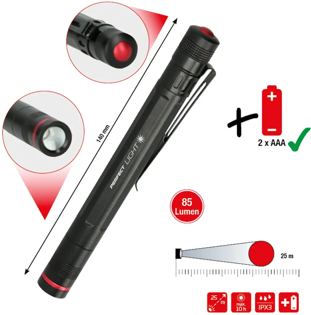 KS Tools LEDMAX 150.4370 Zaklamp - Zwart - afbeelding 5 van 6