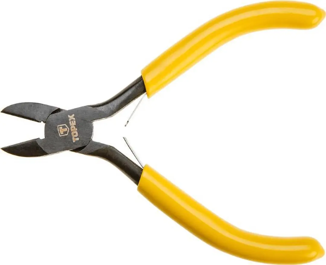 Topex Precieze Zijkniptang 113mm - Blauw - afbeelding 3 van 3