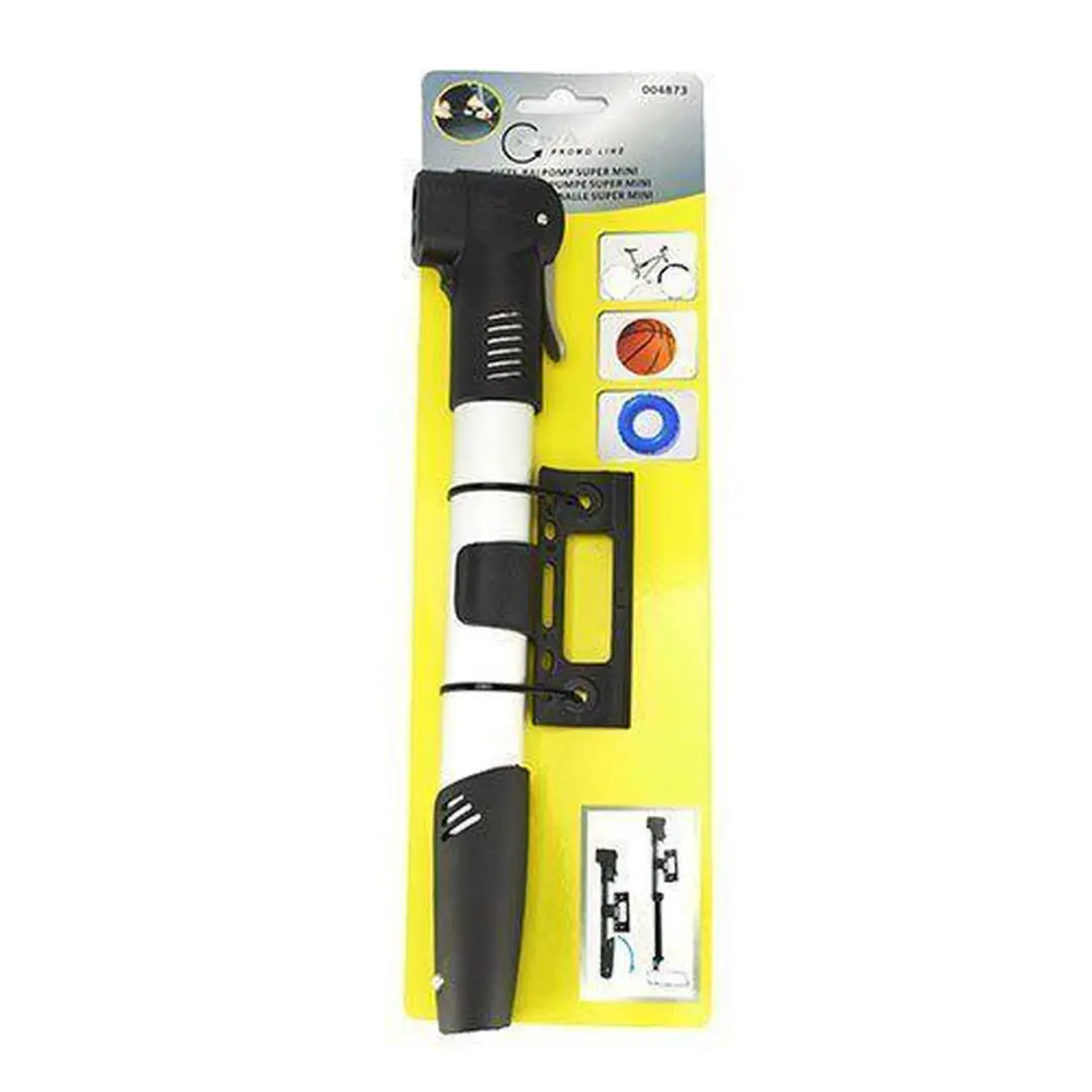 Benson Compacte Fietspomp 175g - Zwart/Grijs - afbeelding 3 van 6