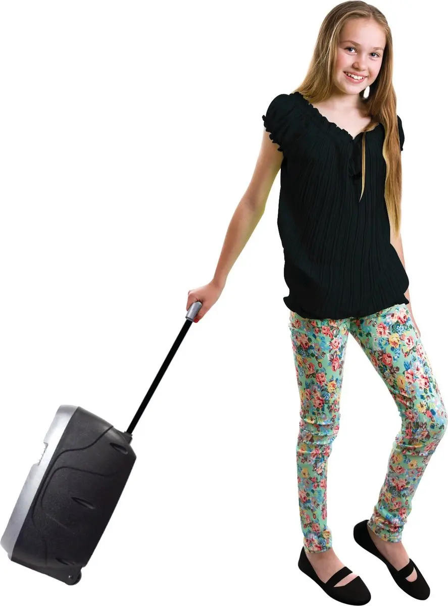 Lexibook LEXK8250_01 Karaoke Trolley Audiosysteem - Zwart - afbeelding 3 van 6