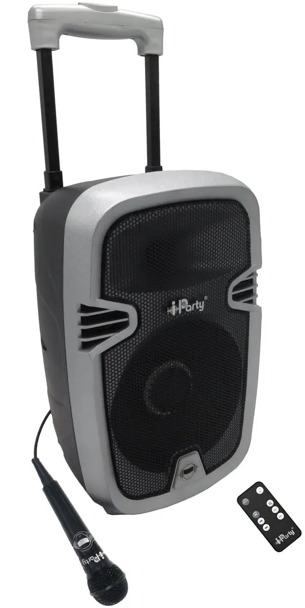 Lexibook LEXK8250_01 Karaoke Trolley Audiosysteem - Zwart - afbeelding 5 van 6