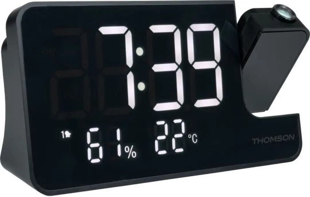 Thomson CP100T Projectorklokradio - Zwart - afbeelding 3 van 6