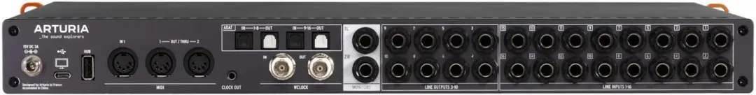 Arturia AudioFuse 16Rig 2.0 ARAUDIOFUSE16RIG Audio Interface - afbeelding 5 van 6
