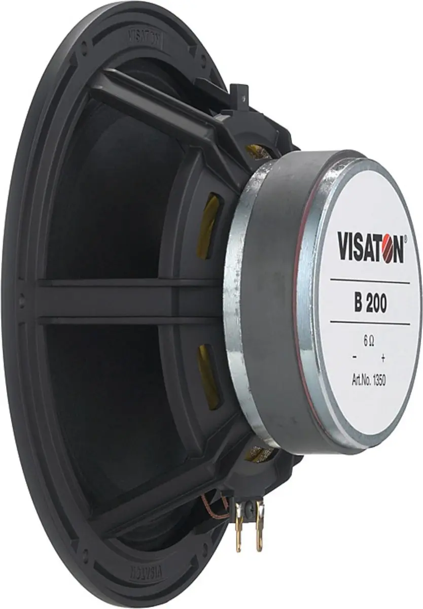 Visaton B 200 8 Full-Range Luidspreker 6 Ohm - Zwart - afbeelding 2 van 5