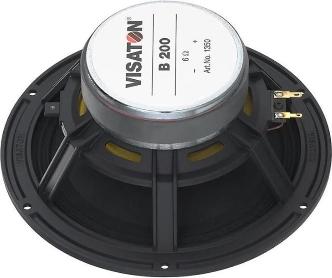 Visaton B 200 8 Full-Range Luidspreker 6 Ohm - Zwart - afbeelding 4 van 5