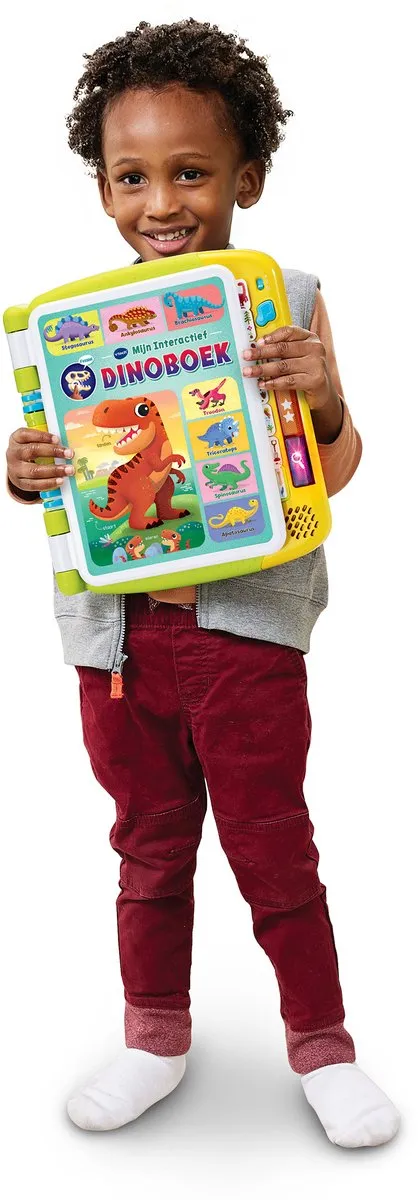 VTech Mijn Interactief Dinoboek - Speelboek - 3 Speelstanden - Speelgoed vanaf 3 jaar en ouder