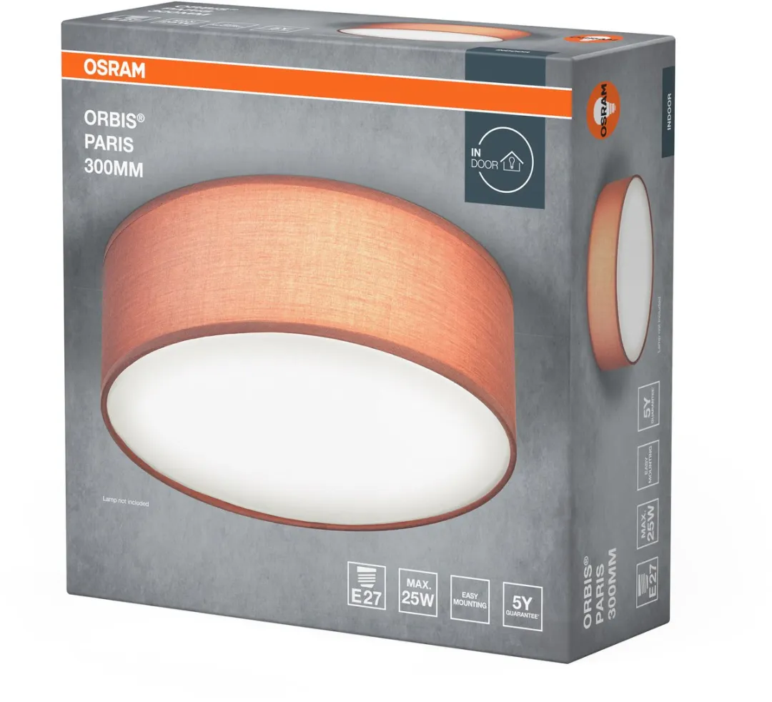 Osram Orbis Paris Plafondlamp 300mm - Bruin