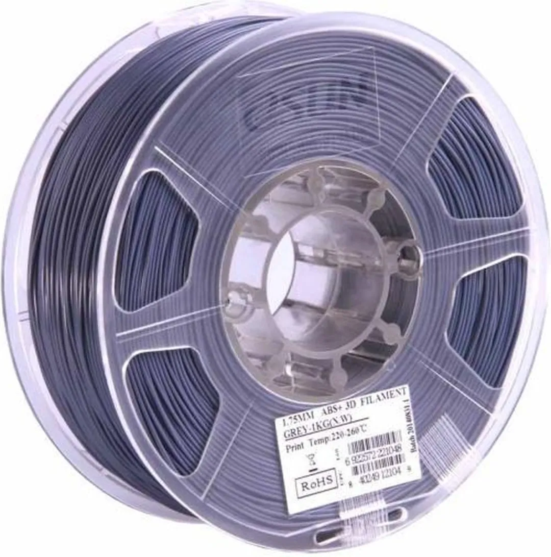 ESUN ABS+ Grijs 3D Printer Filament 1.75mm - 1kg