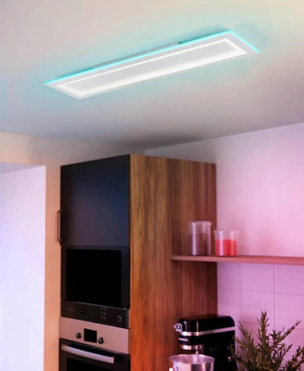 EGLO Padrogiano-Z Plafondlamp - LED - 120 cm - Wit