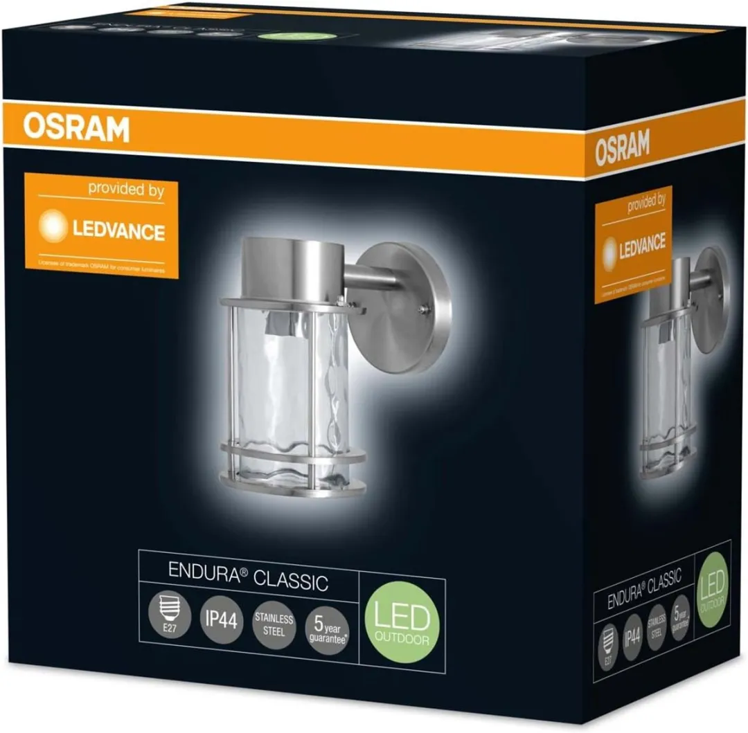 Osram Endura Classic Post Down LED Wandlamp E27 60W - Helder - afbeelding 4 van 6