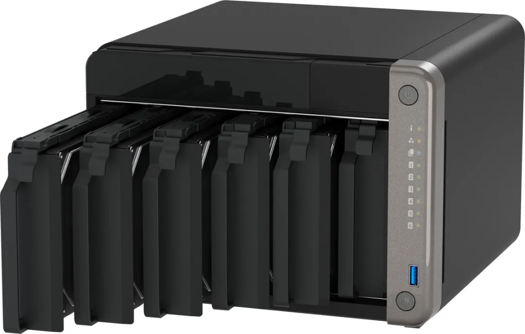 QNAP TS-AI642-8G NAS Server - Zwart - afbeelding 6 van 6