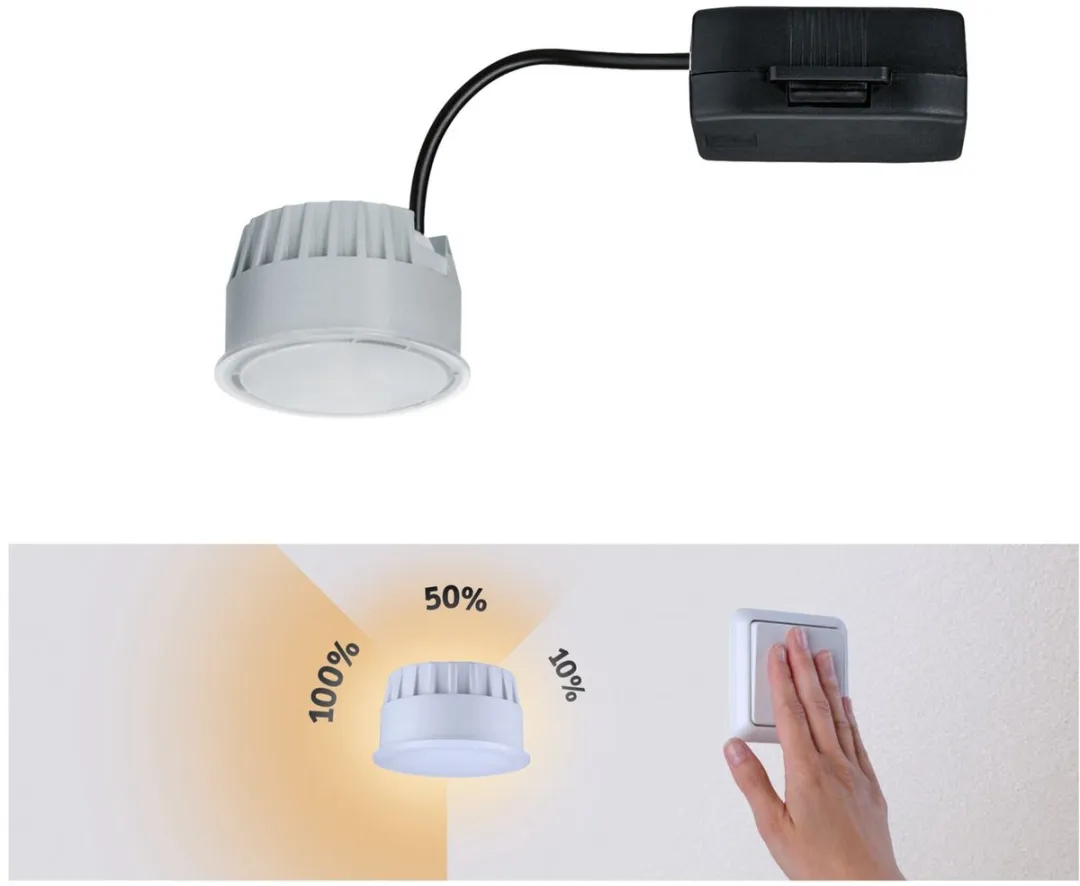Paulmann Nova Coin LED Inbouwspot 6W 530lm 4000K - Satijn