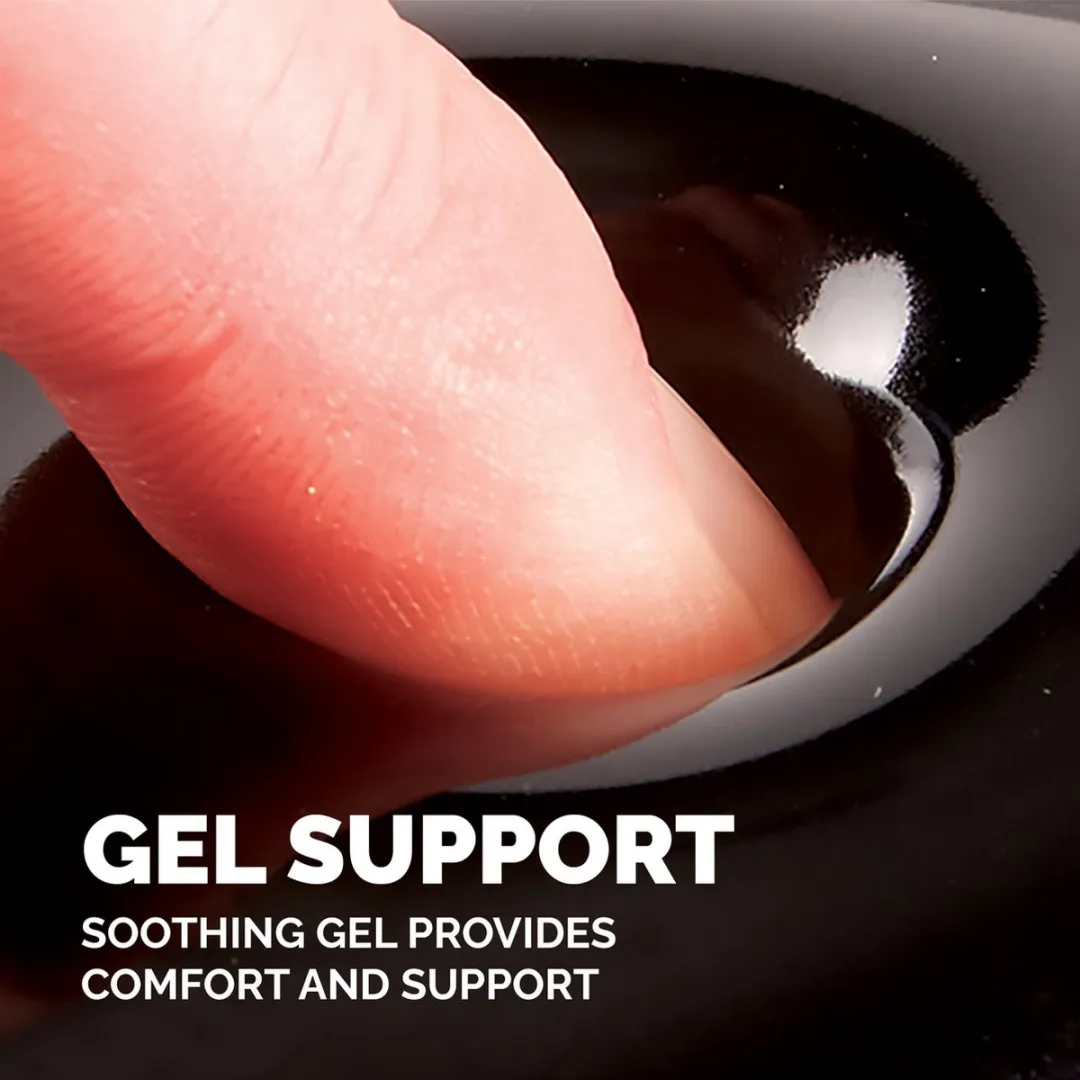 Fellowes Polssteun Crystals Gel - Zwart