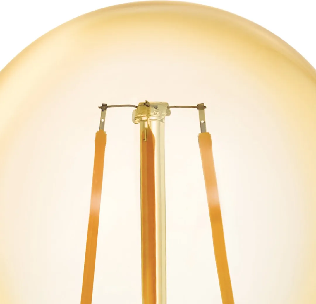 EGLO connect.z Smart LED Lamp E27 4.9W - Ø6cm - Warm wit 2200K - Dimbaar - Zigbee - Amber