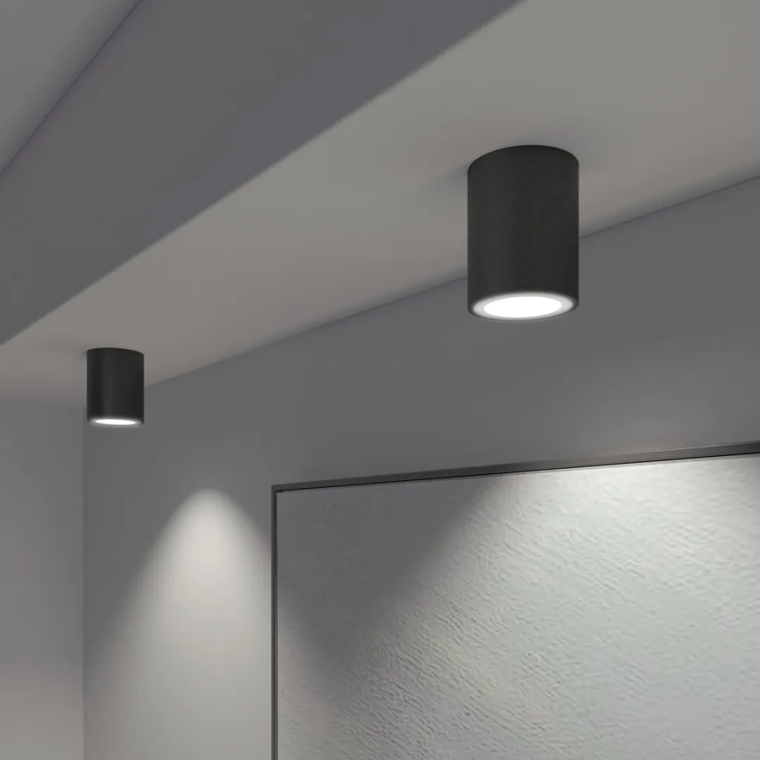 Calex Halo Slimme Opbouwspot RGBW 10cm - Zwart