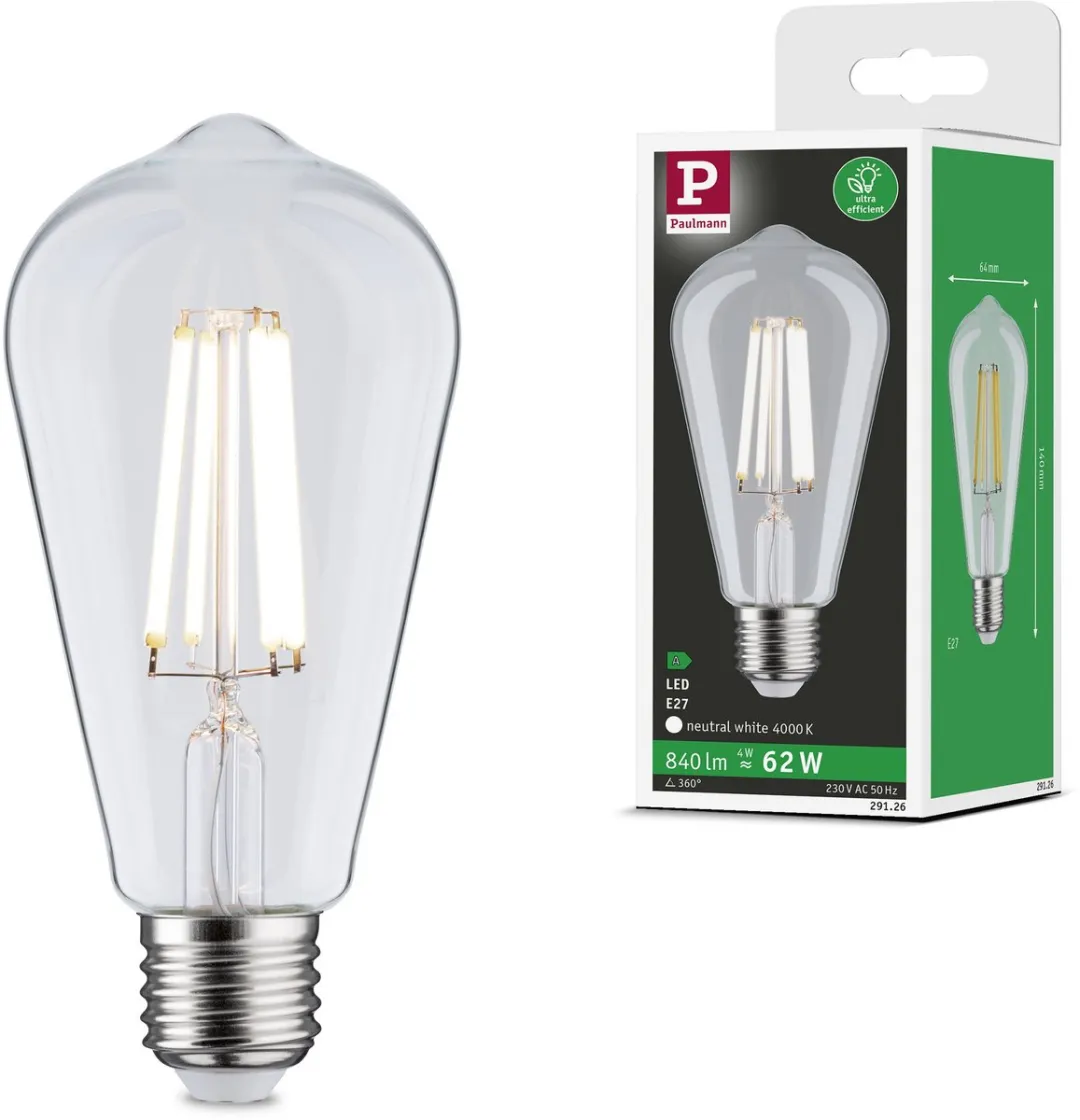 Paulmann Eco-Line LED Kolf ST64 E27 4W 840lm