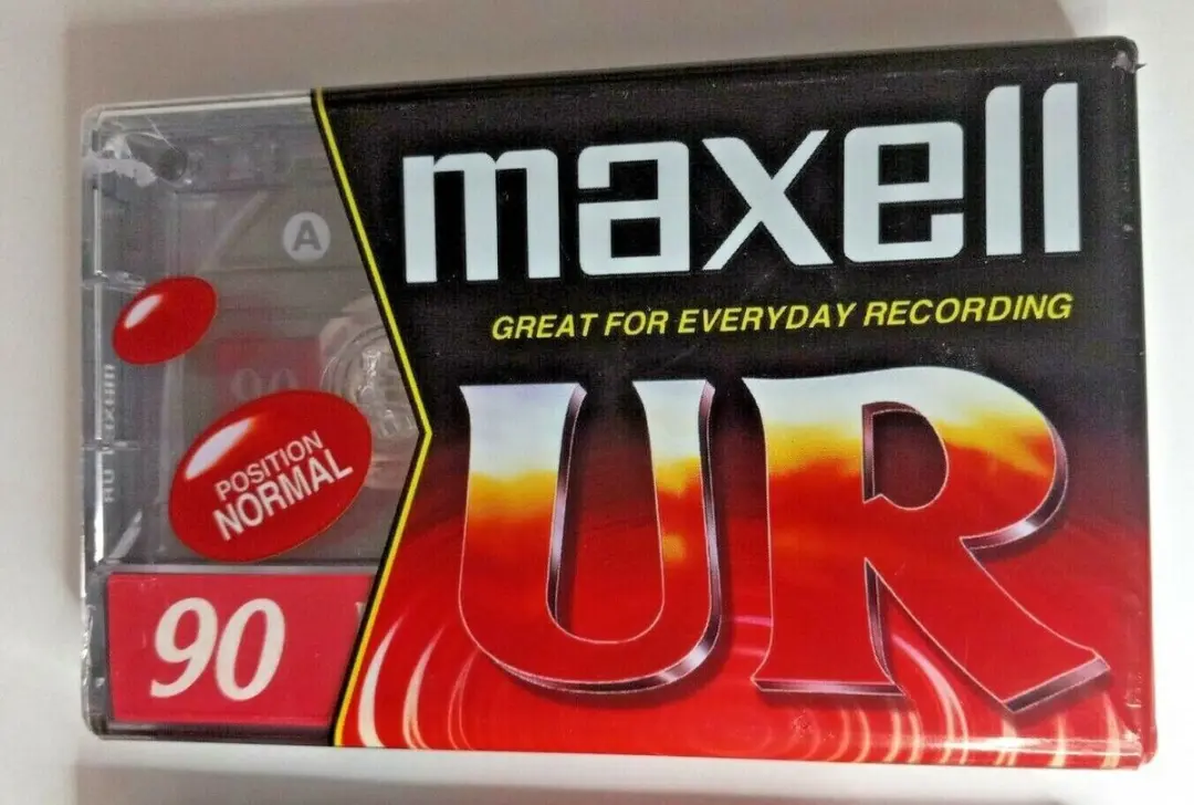 Maxell Audio Cassette Tape UR 90