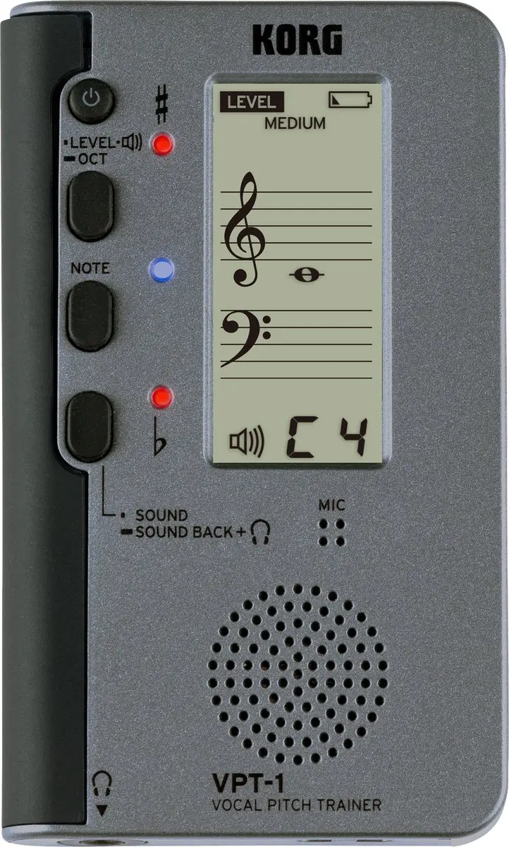 KORG VPT-1 VOCAL PITCH TRAINER Uw persoonlijke zangcoach voor thuis.