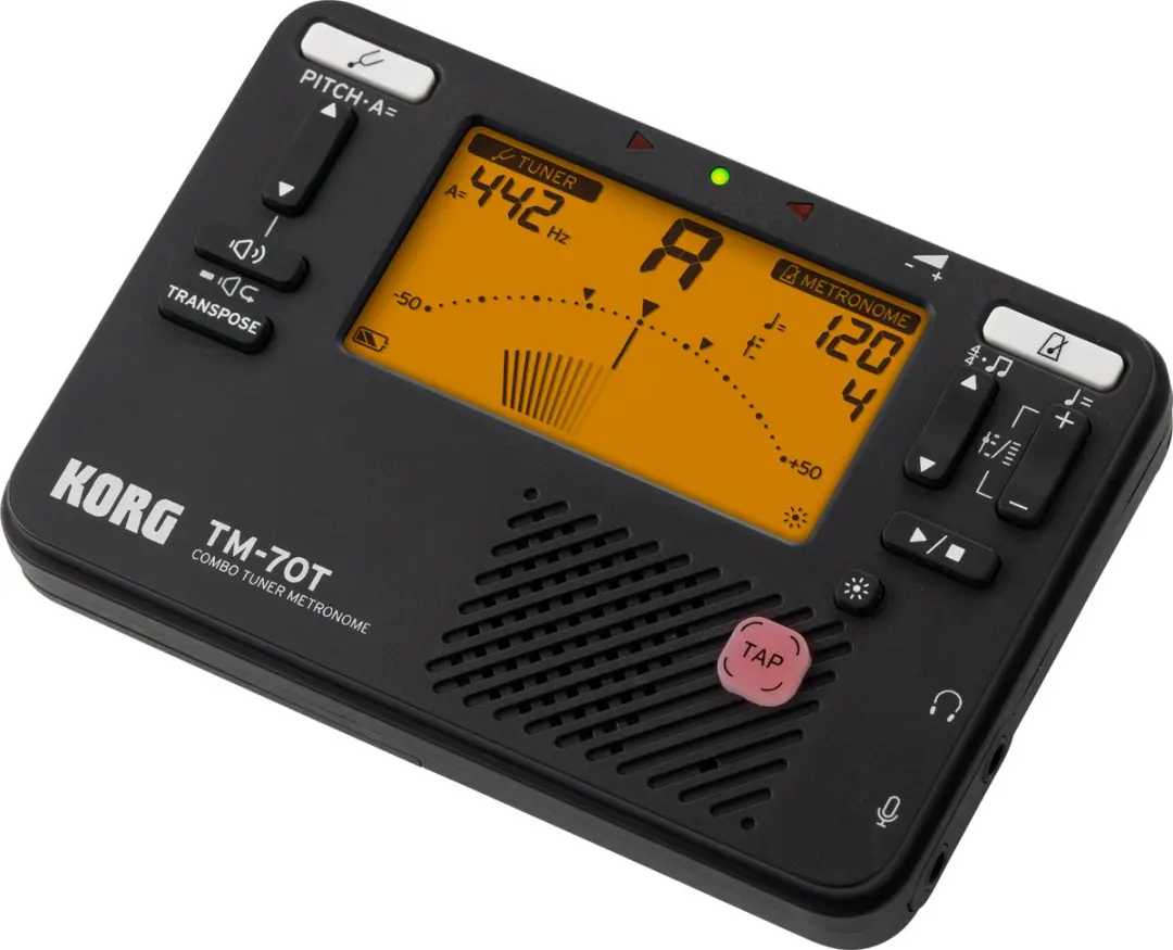 Korg TM-70T Stemapparaat en Metronoom - Zwart - afbeelding 2 van 5