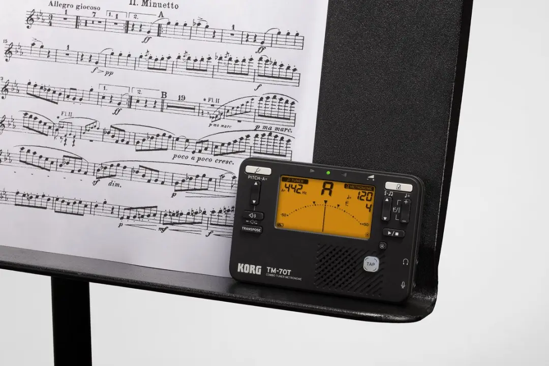 Korg TM-70T Stemapparaat en Metronoom - Zwart - afbeelding 4 van 5