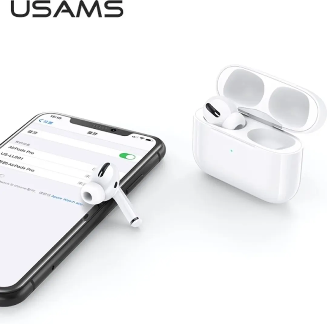 USAMS Emall TWS Draadloze Oordopjes US-YM001 - Wit - afbeelding 3 van 6