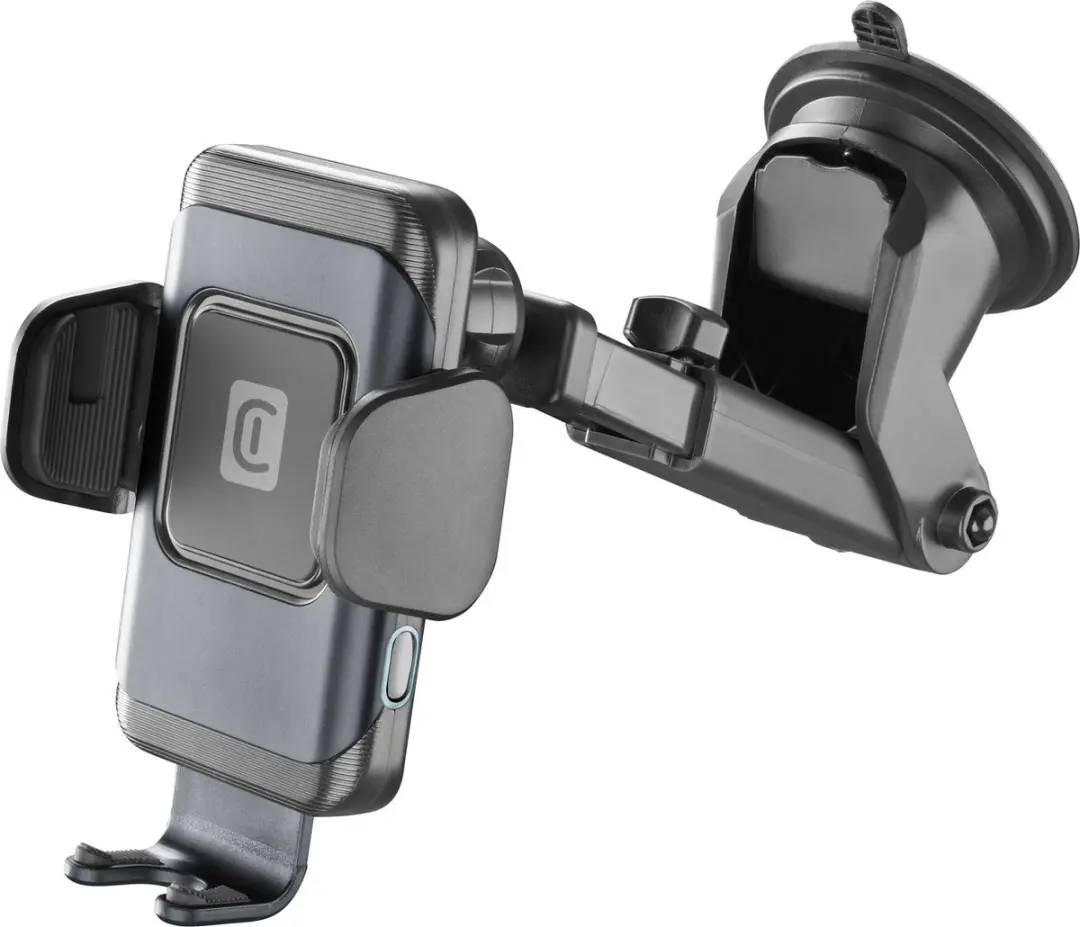 Cellularline Hug Air Pro, Mobiele telefoon/Smartphone, Actieve houder, Auto, Zwa