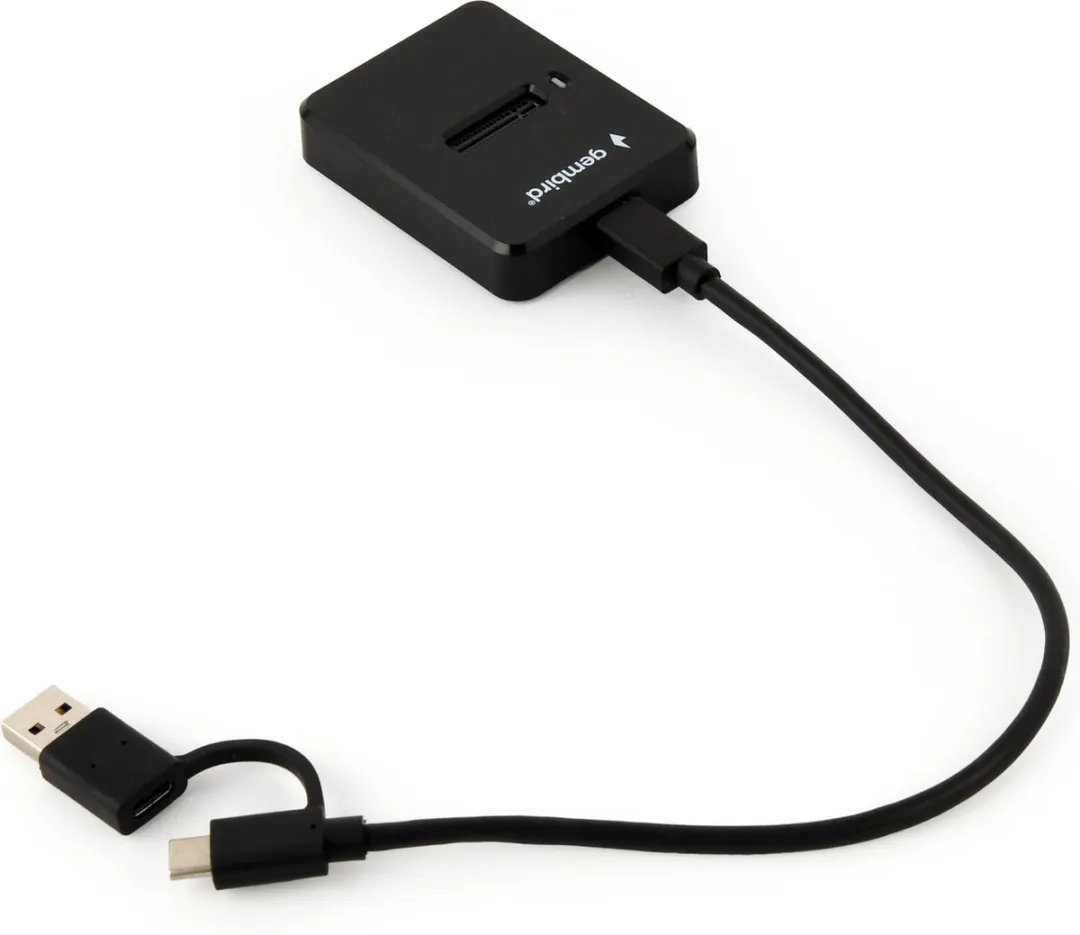 Gembird DD-U3M2 USB-C M.2 SSD Docking Station - Zwart - afbeelding 6 van 6