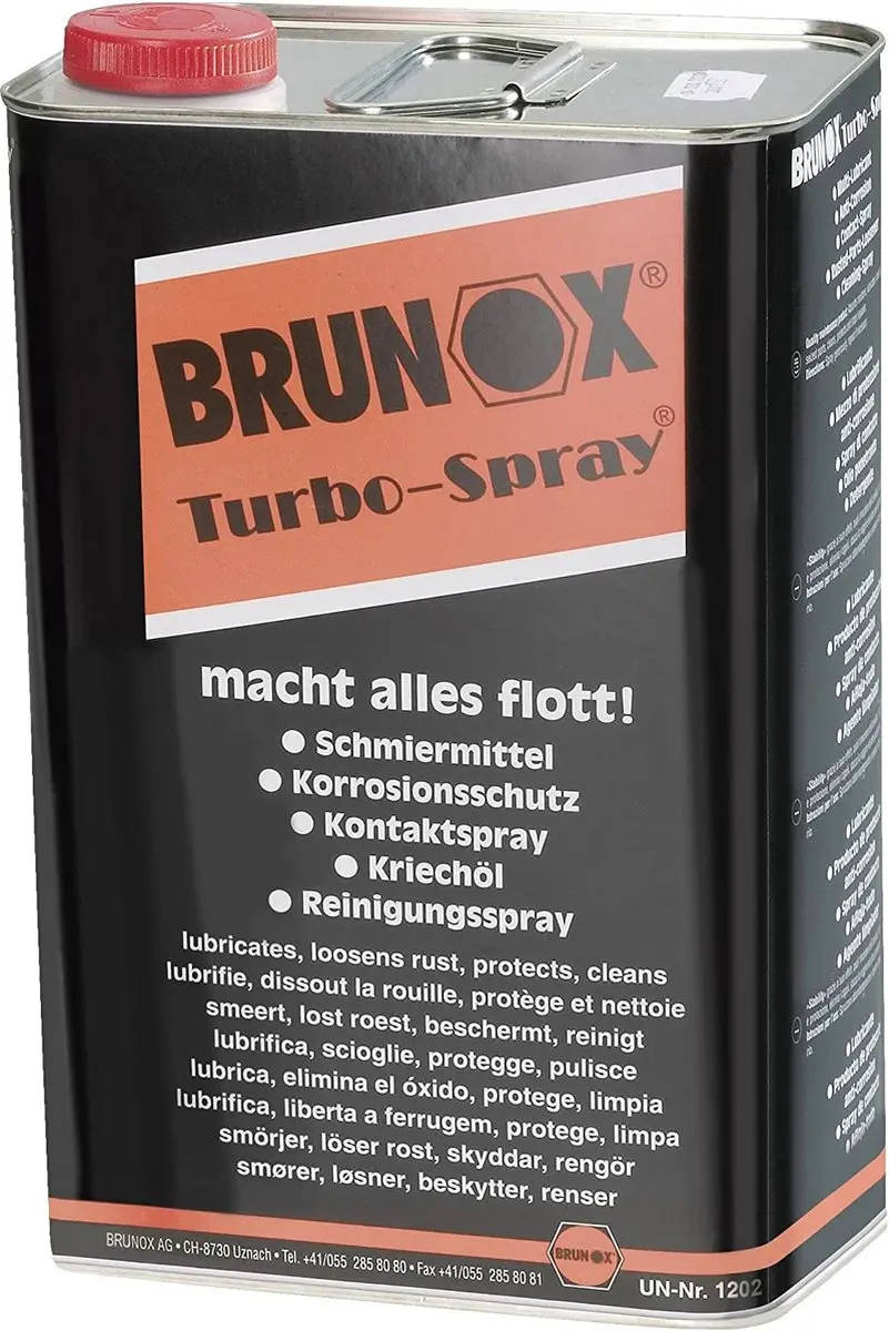 BRUNOX Turbo Spray Roestoplosser & Multifunctionele Spray met Turboline