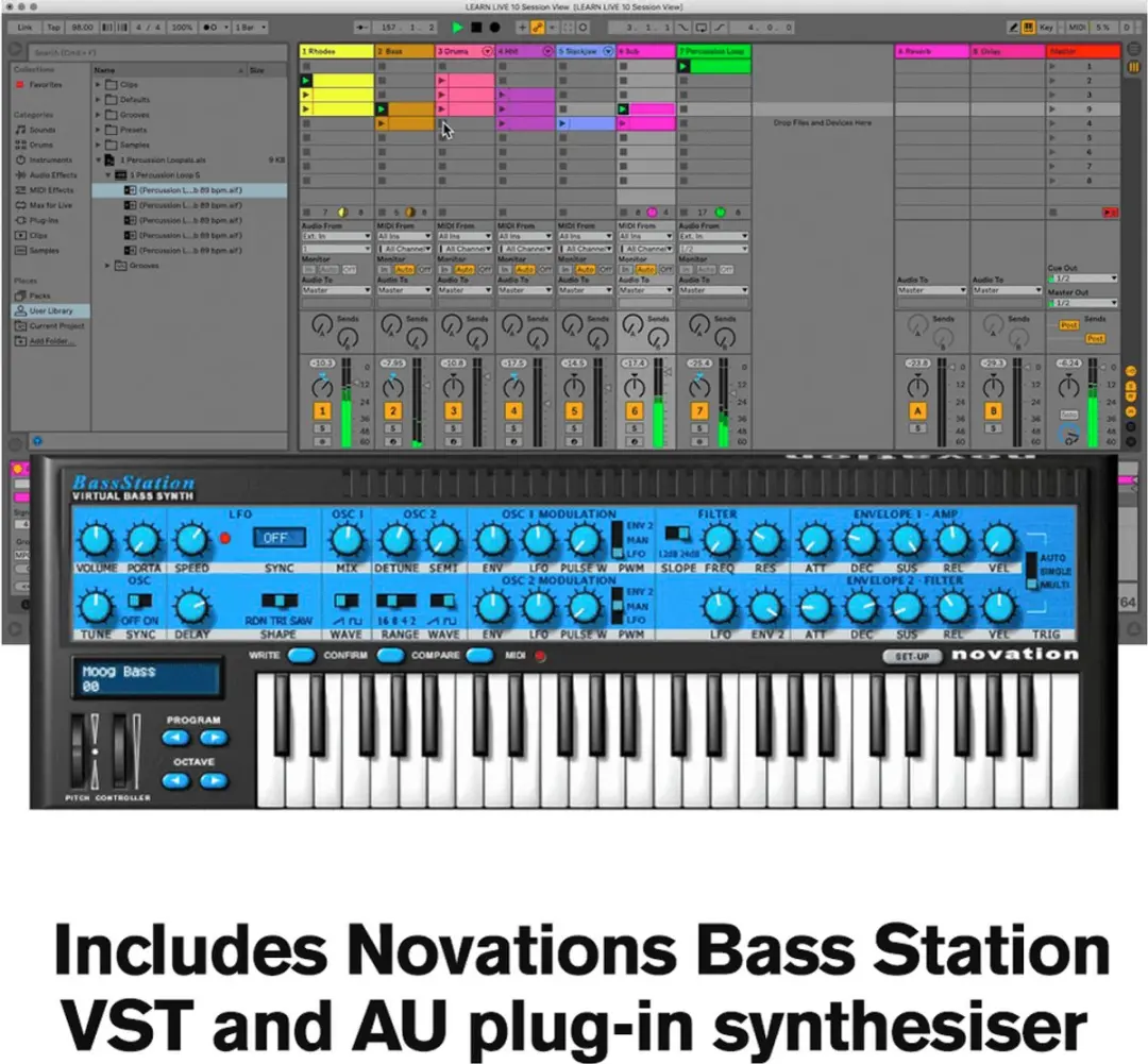 Novation MiniNova Synthesizer - 37 Mini-Toetsen - afbeelding 2 van 6