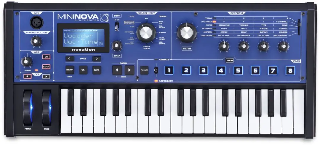 Novation MiniNova Synthesizer