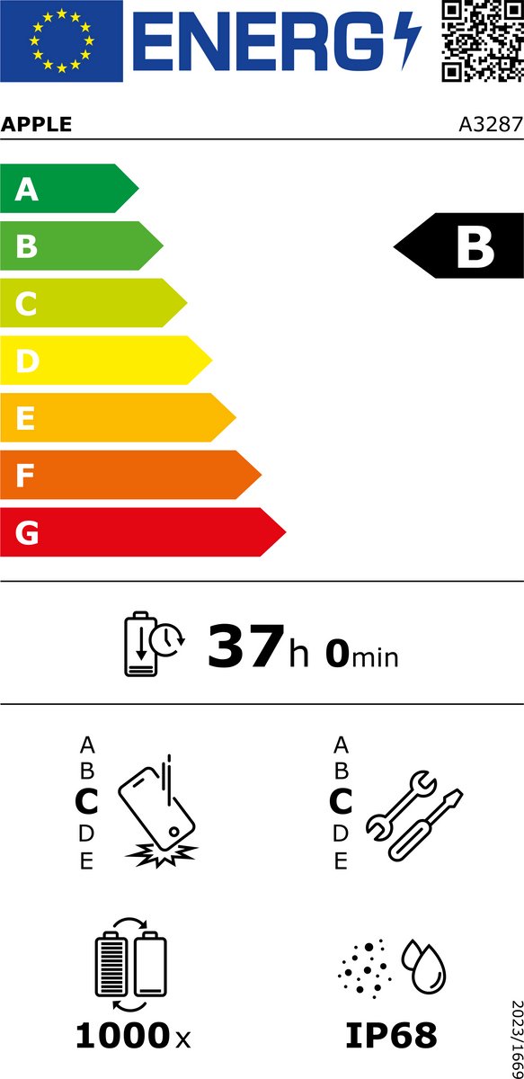 Apple iPhone 16 - 128GB - Blauw