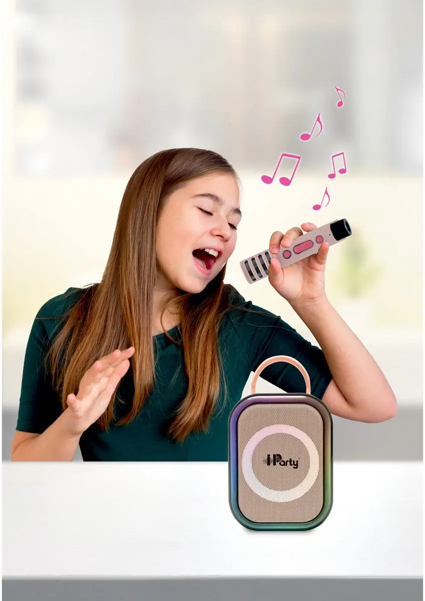 Lexibook BTC030PK Bluetooth Karaoke - 2 Microfoons - Roze - afbeelding 4 van 6