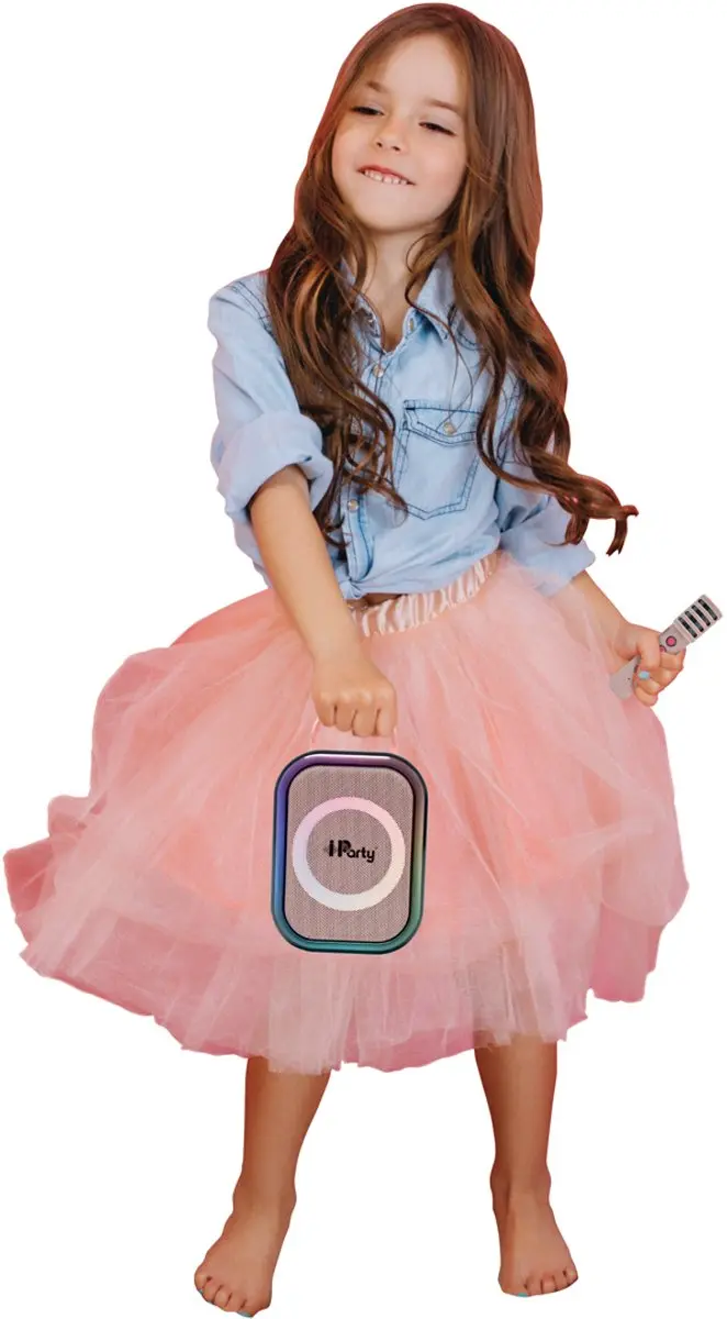 Lexibook BTC030PK Bluetooth Karaoke - 2 Microfoons - Roze - afbeelding 3 van 6