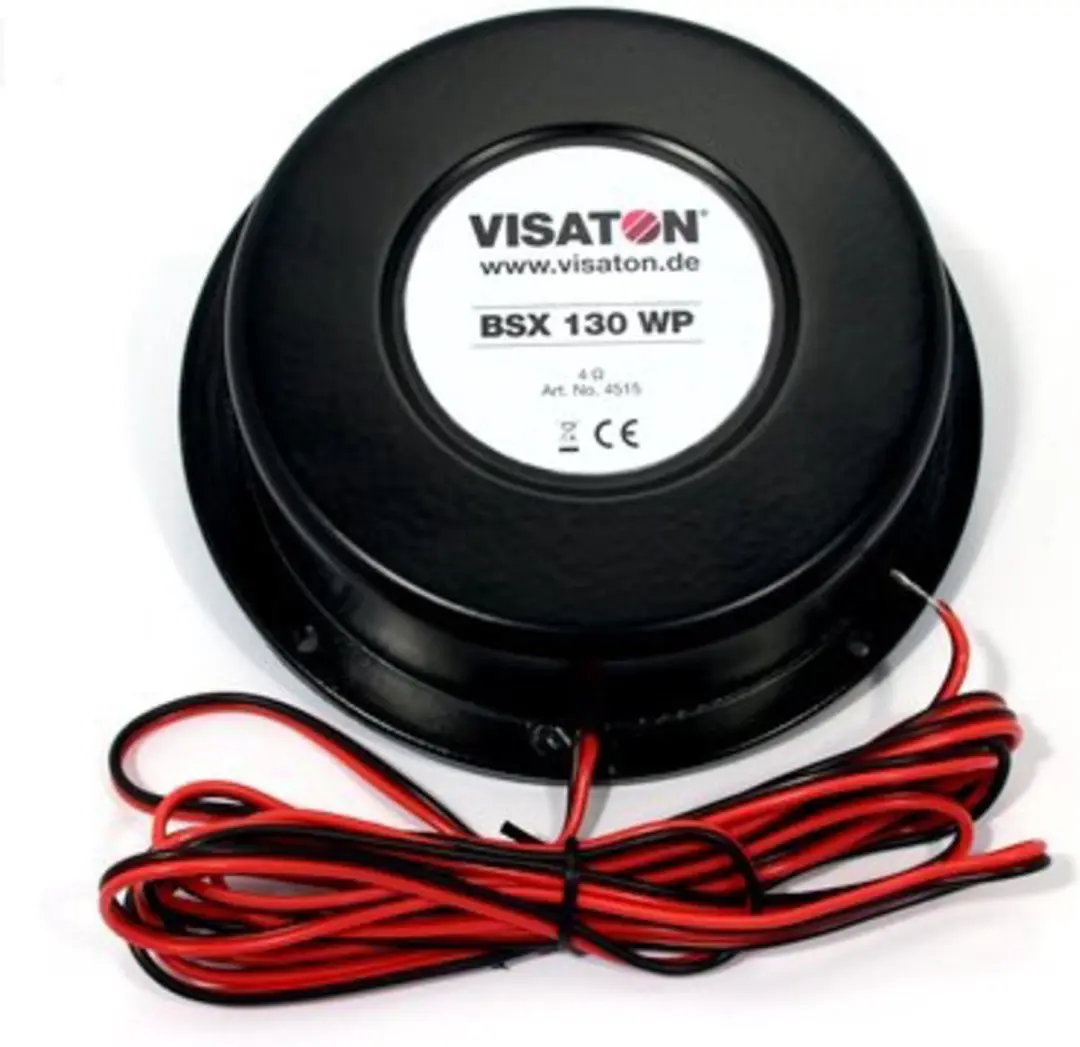 Visaton BSX 130 WP Contactgeluidsomzetter - 4 Ohm - afbeelding 6 van 6