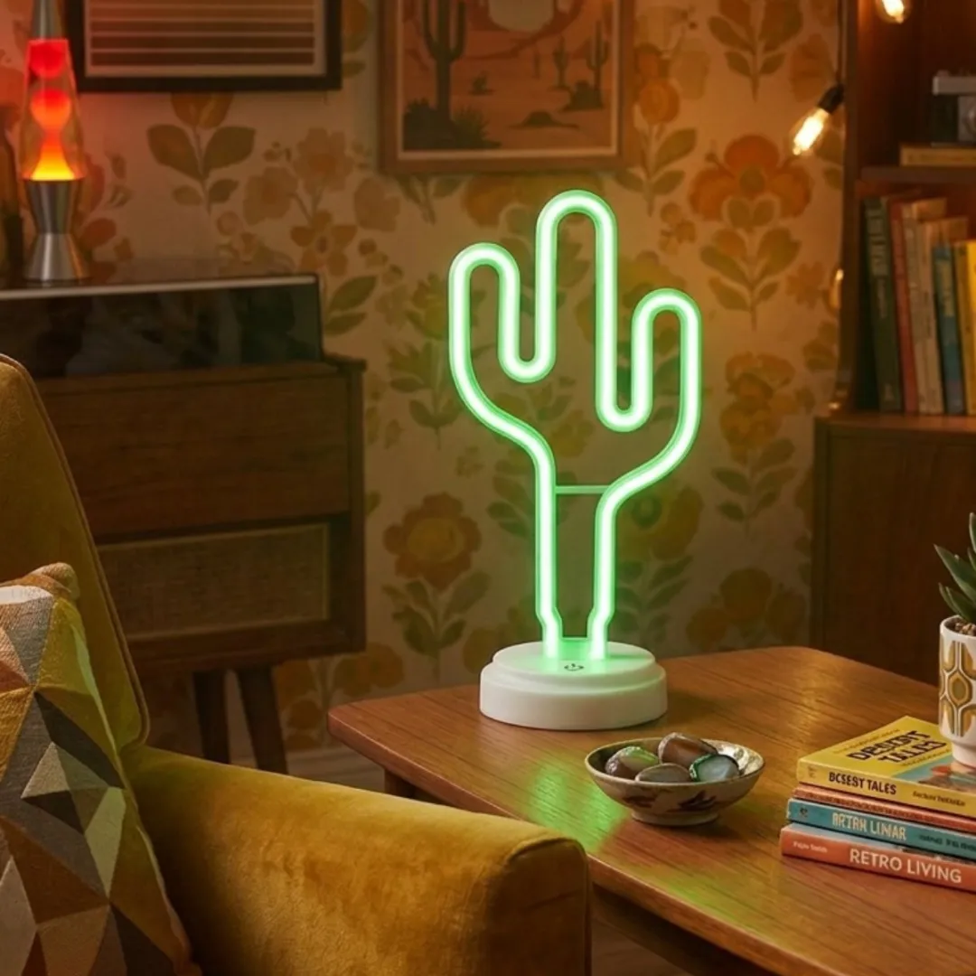 Grundig Cactus Neonlamp LED - Groen