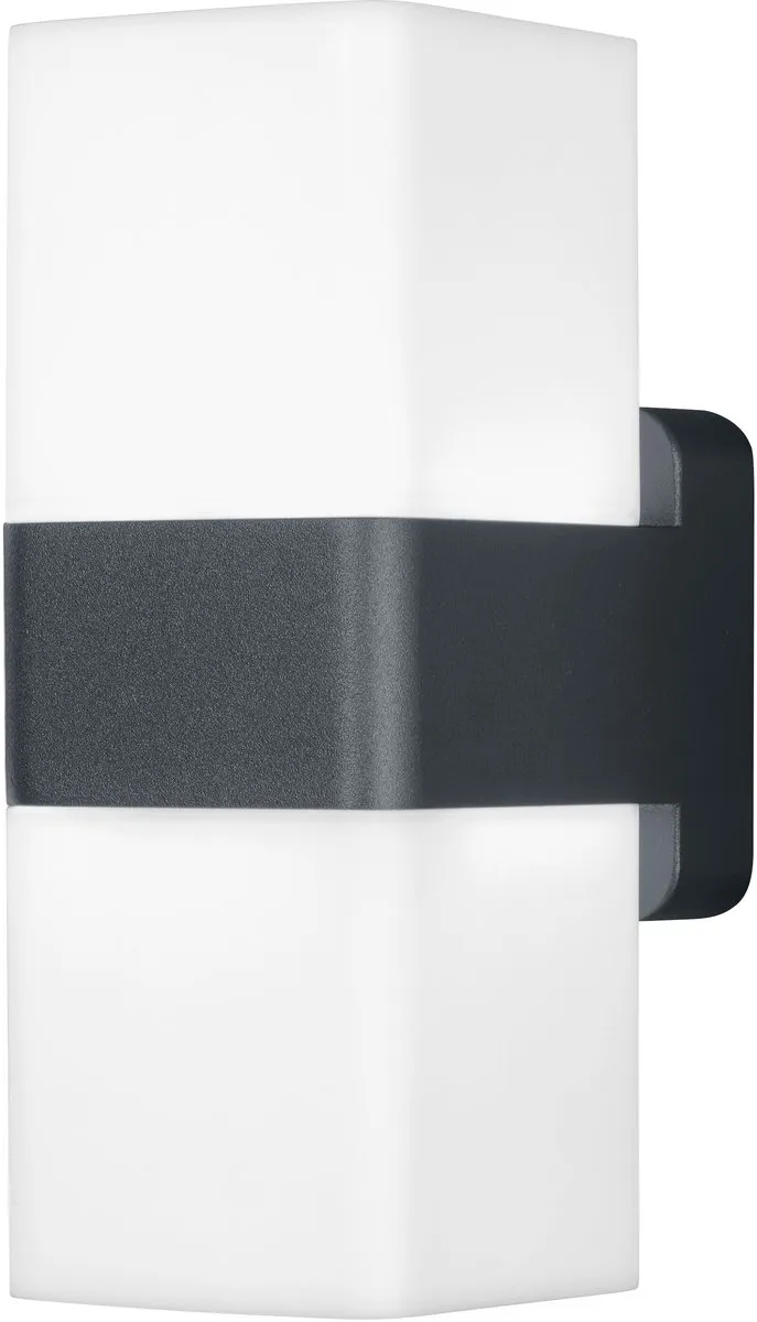 Osram SMART+ WiFi Cube Op/Neer Wandlamp Donkergrijs 14W