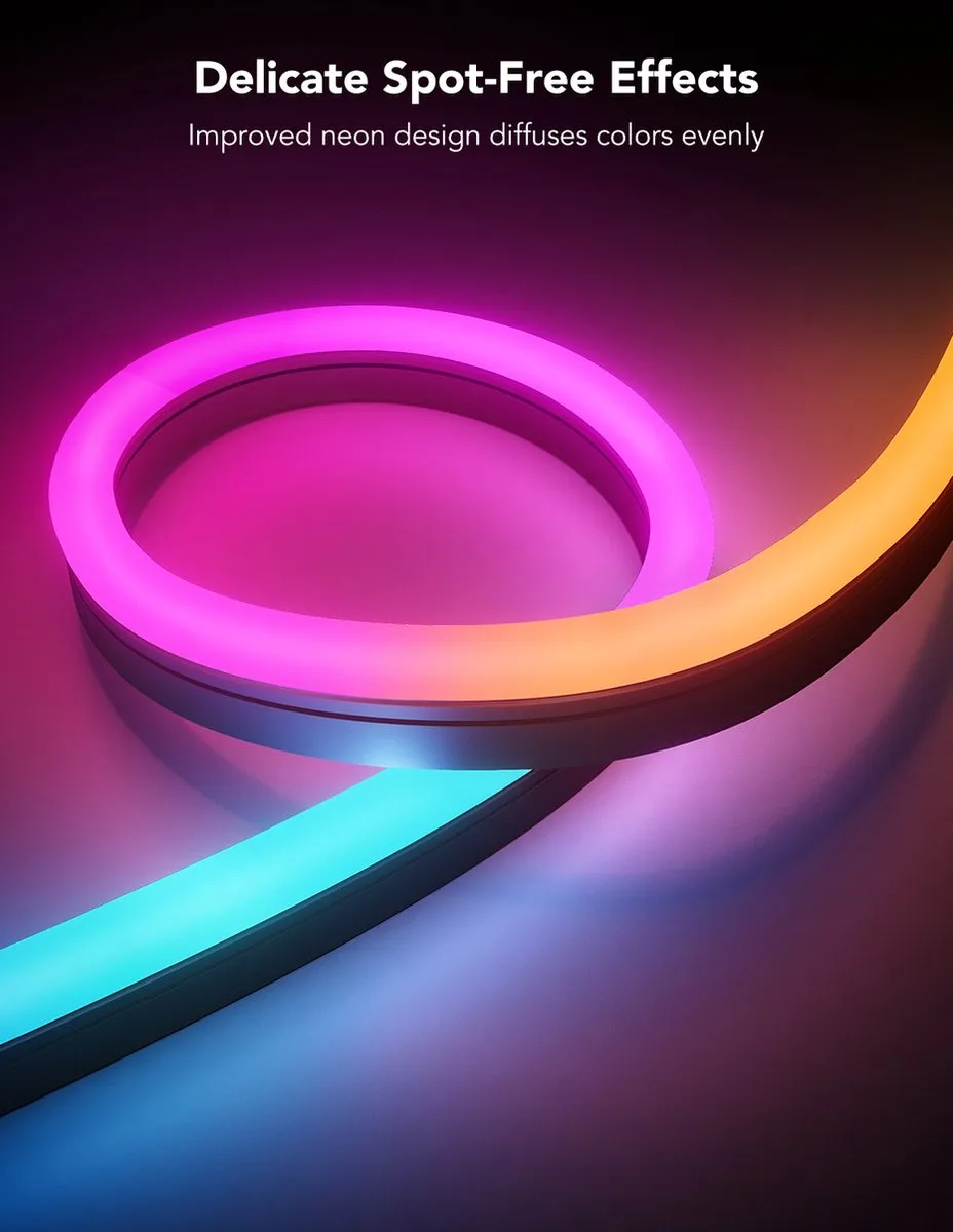 Govee RGBIC Neon LED Strip 10m - Zwart