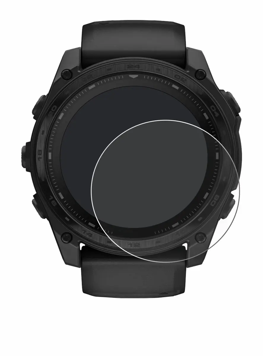 upscreen Screenprotector Garmin Tactix 8 Solar 51mm - 2858349 - afbeelding 5 van 6