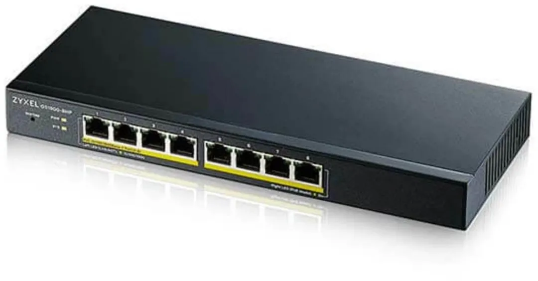 Zyxel GS1900-8HP Smart Managed PoE+ Switch 8x PoE