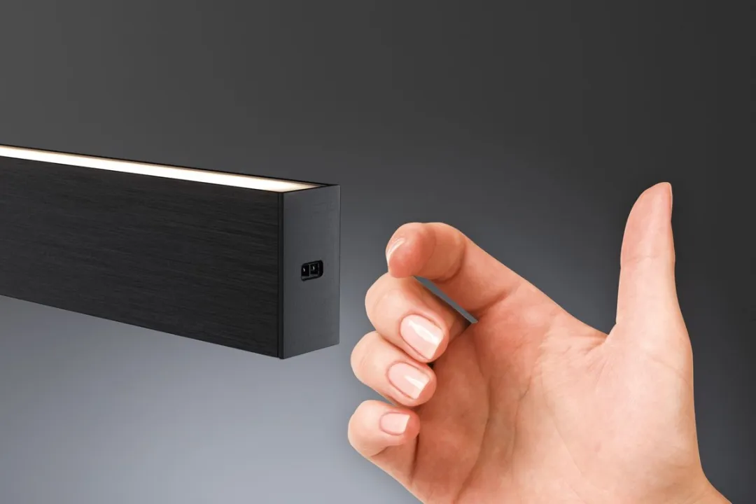 Paulmann LED Hanglamp Touchless Sensor Aptare 2x2280lm - Zwart geborsteld