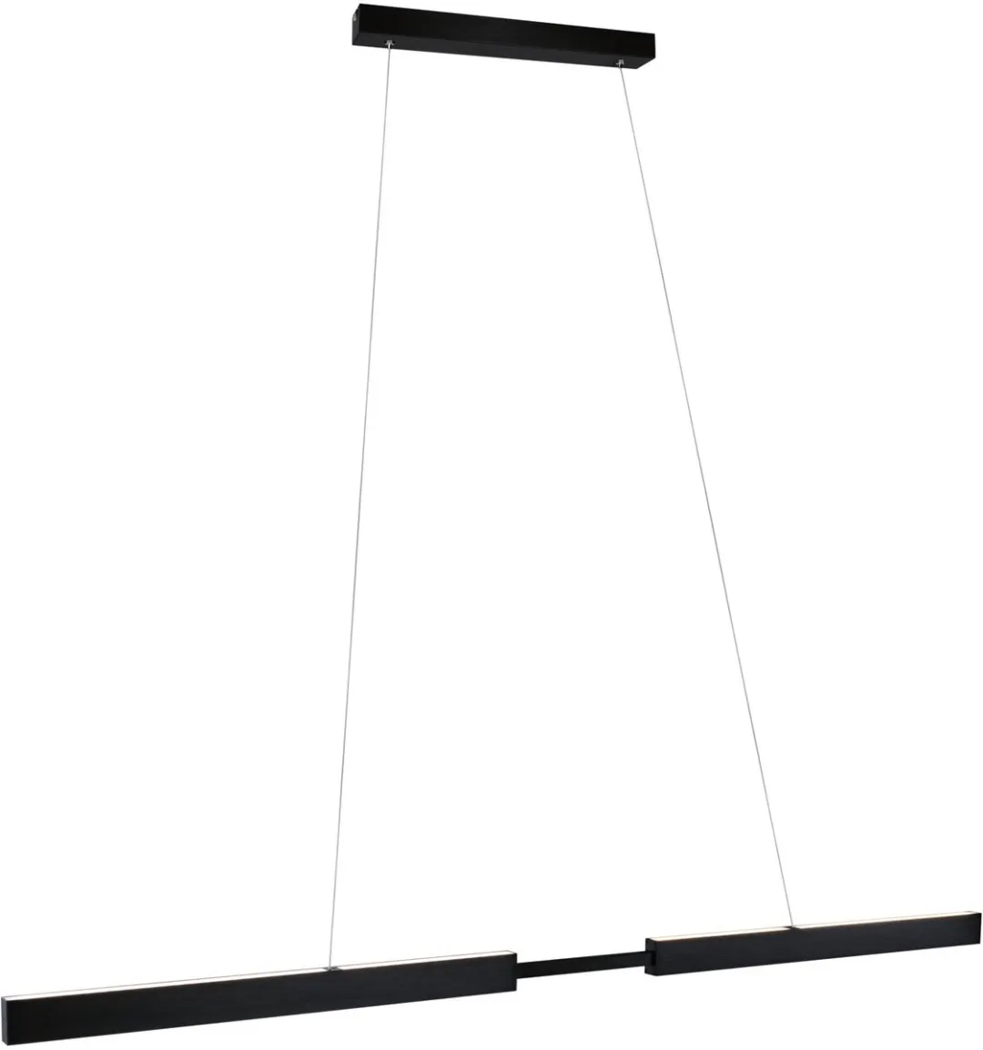 Paulmann LED Hanglamp Touchless Sensor Aptare 2x2280lm - Zwart geborsteld