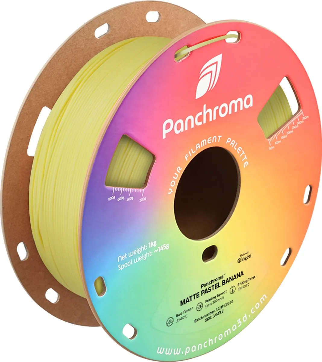 Polymaker PolyTerra PLA Matte 1.75mm Pastel Banana 1kg